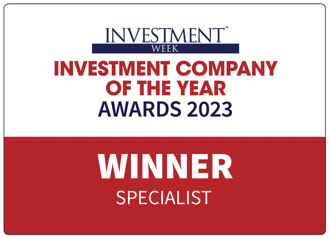 Investment Week Investment Company of the Year Award 2023 – Specialist category